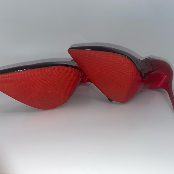 Red and Black Christian Louboutin Pigalle Follies Degrade Ombre. - Picture 6 of 6